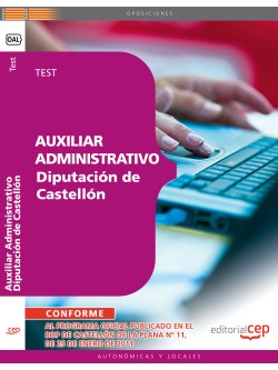 Auxiliar Administrativo. Diputacin Provincial de Castelln. Test