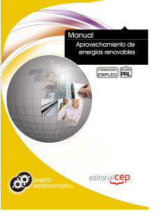Manual Aprovechamiento de energas renovables. Formacin para el empleo