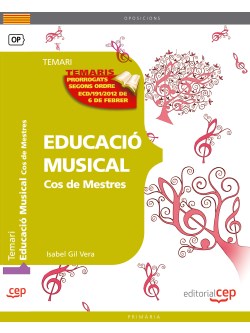 Cos de Mestres. Educaci Musical. Temari