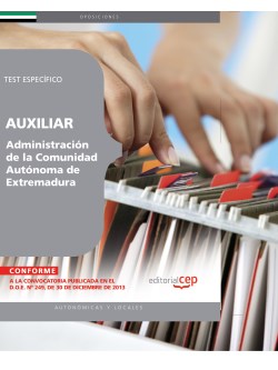 Auxiliar de la Administracin de la Comunidad Autnoma de Extremadura. Test Especfico