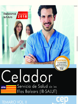 Celador. Servicio de Salud de las Illes Balears (IB-SALUT). Temario Vol.II