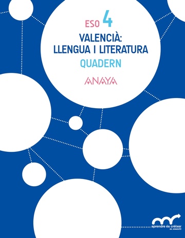 Valenci: llengua i literatura 4. Quadern.