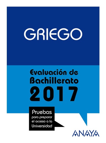 Griego selectividad 2018 (pruebas 2017)