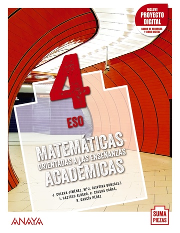 Matemticas orientadas a las Enseanzas Acadmicas 4.