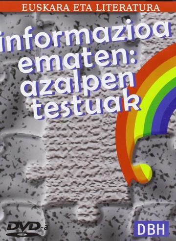 Ostadar Proiektua, informazioa ematen, azalpen testuak, euskara eta literatura, 1 eta 2 DBH, 1 zikloa