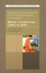 Actividades de autonoma personal en la vida diaria para personas con discapacidad. Doblado y colgado de ropa y limpieza de zapatos