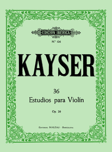 36 Estudios para violn