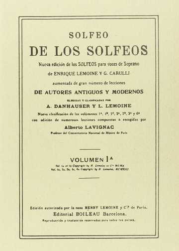 Solfeo de los Solfeos 1A