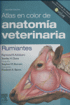 Atlas en color de anatoma veterinaria. Rumiantes + Evolve