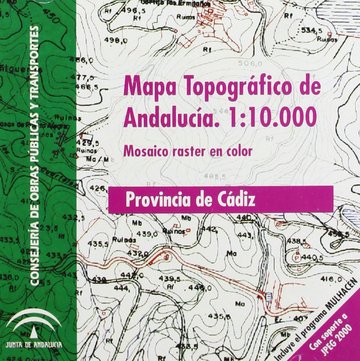 Mapa topogrfico de Andaluca, E 1:10.000. Mosaico Raster, provincia de Cdiz