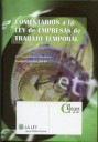 Comentarios a la ley de empresas de trabajo temporal