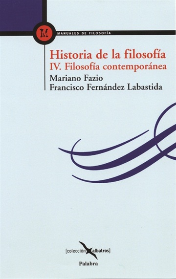 Historia de la filosofa. IV Fil. contempornea
