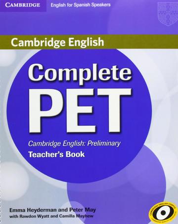 Complete Pet For Spanish Speakers Teacher''s Book 