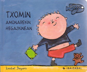 Txomin amonarekin hegazkinean