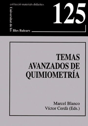 Temas avanzado de quimiometra