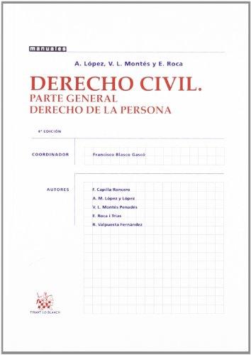 Derecho Civil . Parte General Derecho de la Persona
