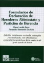 Formularios de Declaracin de Herederos Abintestato y Particin de Herencia + Cd-Rom