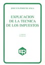 Explicacin de la tcnica de los impuestos