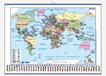 Libro Mapa Mundi Politico 100 X 140 (Plastificado) De Varios Autores -  Buscalibre