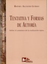 Tentativa y Formas de Autora . Sobre el Comienzo de la Realizacin Tpica.