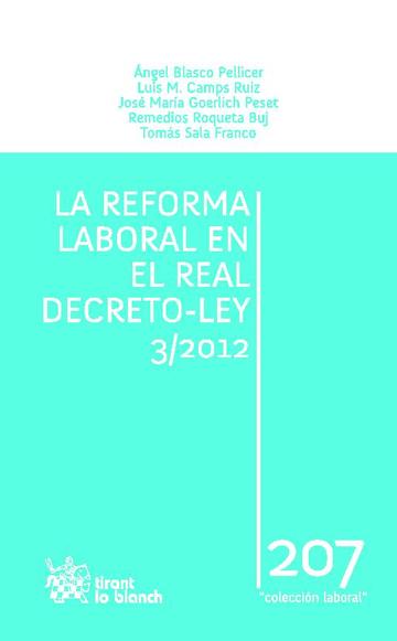 La reforma laboral en el Real Decreto - Ley 3/2012