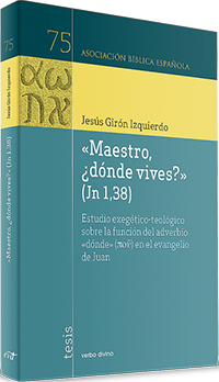 'Maestro, dnde vives?' (Jn 1,38)
