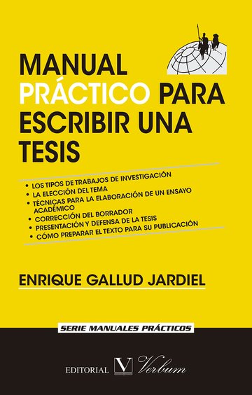 Manual prctico para escribir una tesis 