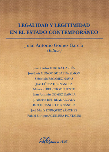 Legalidad y legitimidad en el estado contemporneo