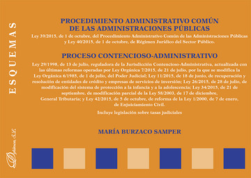 Procedimiento Administrativo Comn de las Administraciones Pblicas. Proceso Contencioso-Administrativo. Esquemas