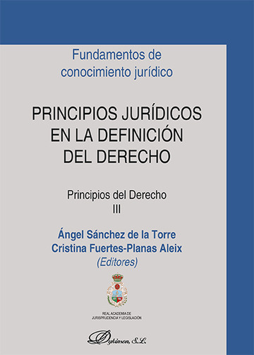 Principios jurdicos en la definicin del derecho. Principios del derecho III