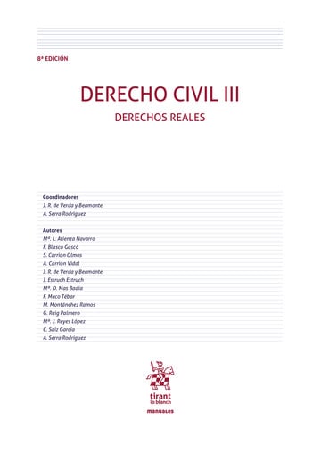 Derecho Civil III. Derechos Reales 8 Edicin