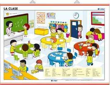 lmina la clase / el patio