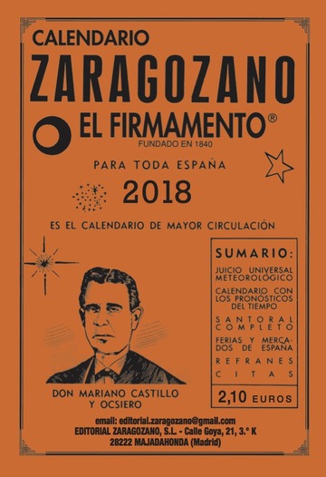 Calendario Zaragozano 2018