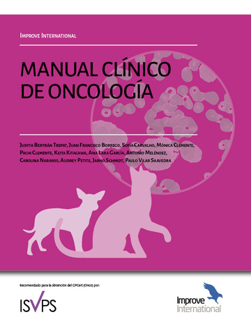 Improve international manual clínico de oncología en pequeños animales