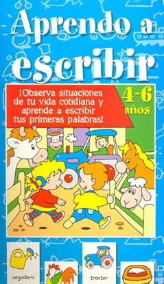Aprendo A Escribir ( 4 - 6 Aos ) Portada Azul