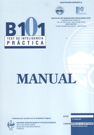 B101. Test de Inteligencia Prctica