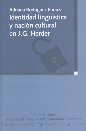 Identidad lingustica y nacin cultural en J. G. Herder