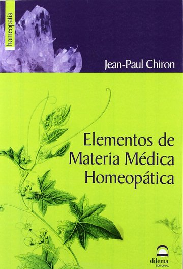 Elementos de materia mdica homeoptica