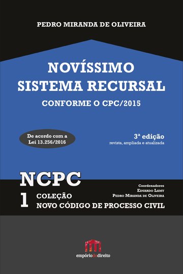 Novssimo Sistema Recursal conforme o CPC/2015, 3ed