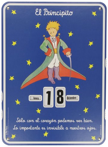 Calendario el principito  slo con el corazn podemos ver bien (calendario) 