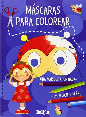 Mscaras para colorear (azul) 
