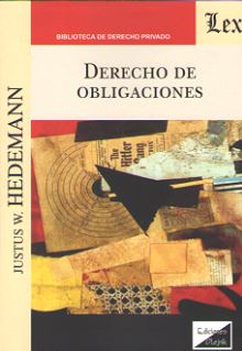 Derecho de obligaciones (hedemann)