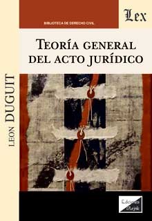 Teoria general del acto juridico