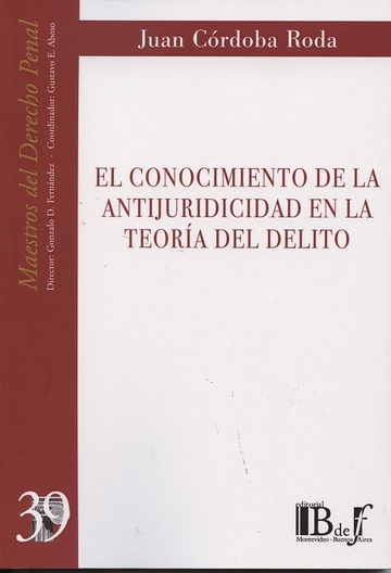 El Conocimiento de la Antijuridicidad en la Teora del Delito