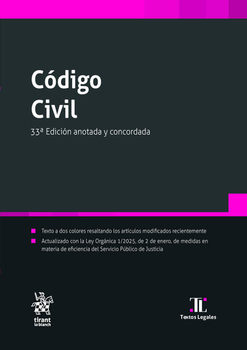 Cdigo Civil 33 Edicin anotada y concordada