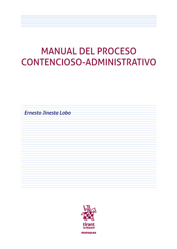 Manual del Proceso Contencioso-Administrativo
