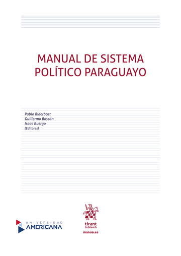 Manual de sistema pol�tico paraguayo