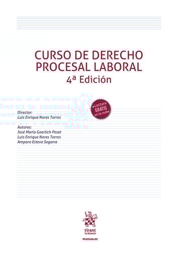 Curso de Derecho Procesal Laboral 4 Edicin