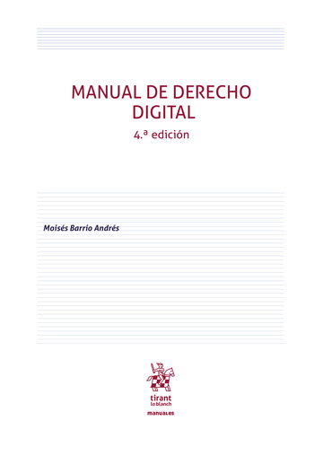 Manual de Derecho Digital 4 Edicin