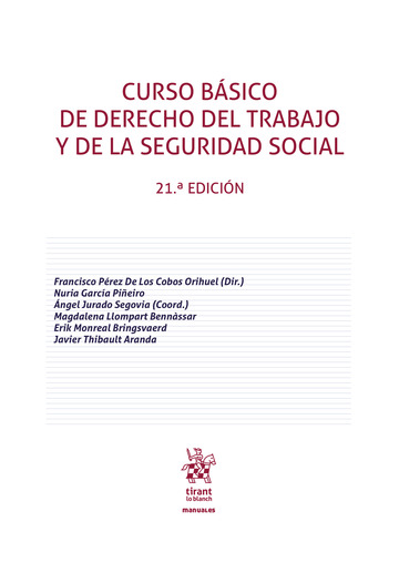 Curso bsico de Derecho del Trabajo y de la Seguridad Social 21 Edicin